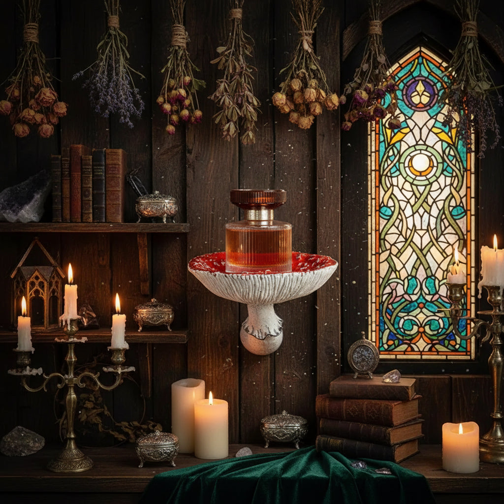 Mushroom Wall Hanging Shelf - Creative Home Organizer Sorceress Sanctuary