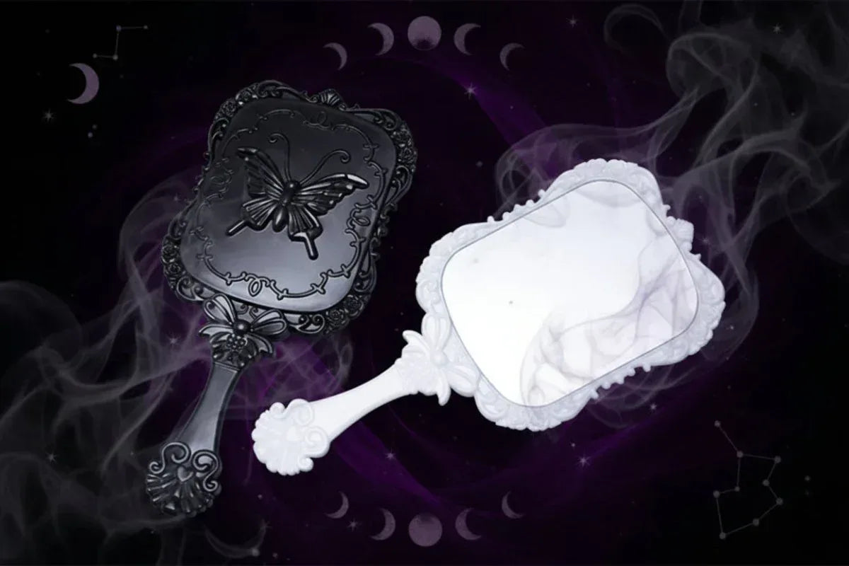 Mystic Butterfly Mirror - Sorceress Sanctuary Black-White
