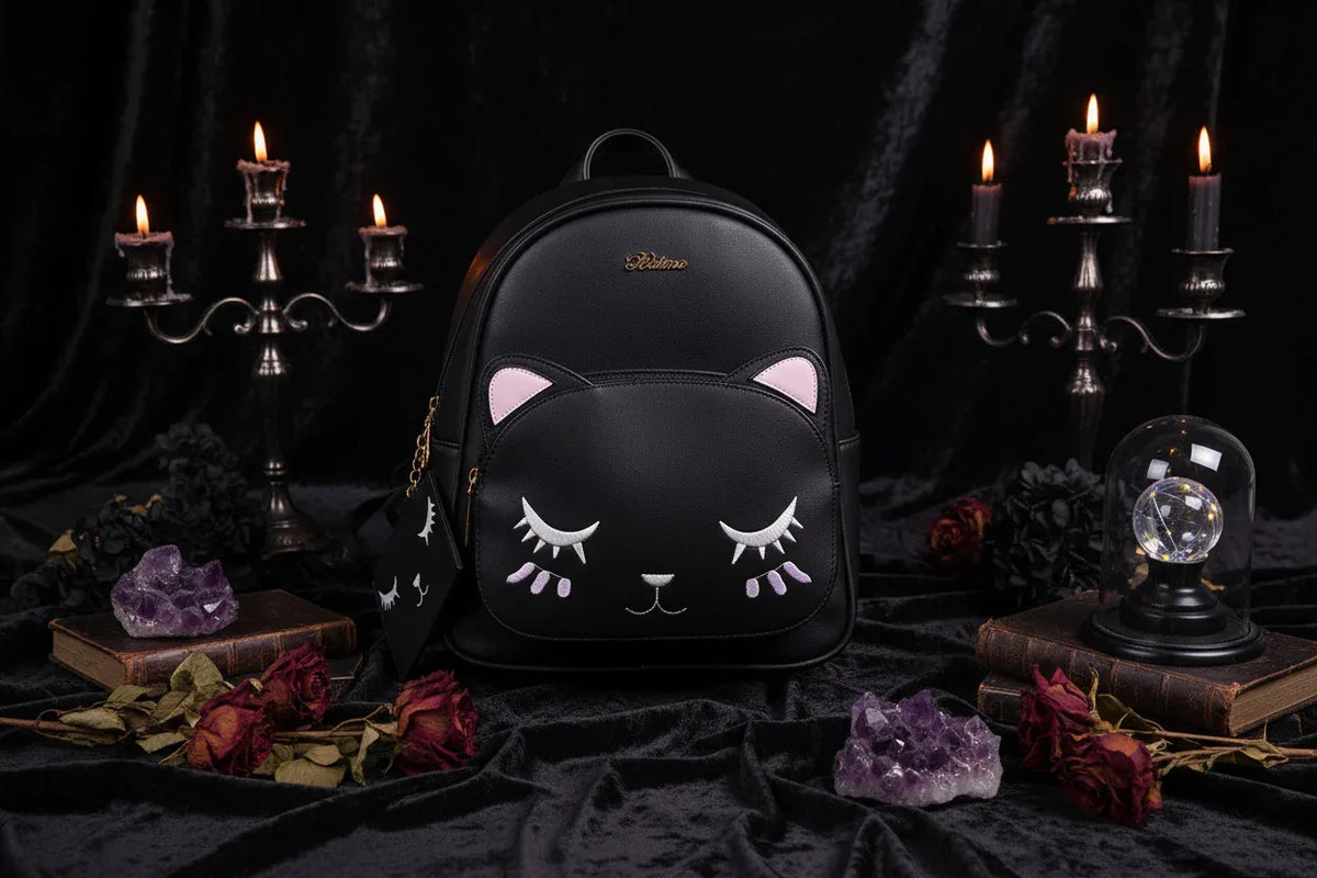 Mystic Cat Backpack - Sorceress Sanctuary black