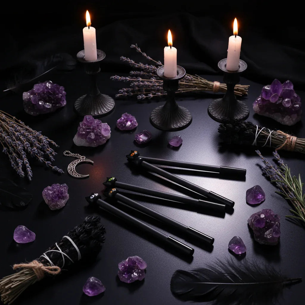 Mystic Cat Gel Pen - Sorceress Sanctuary Random