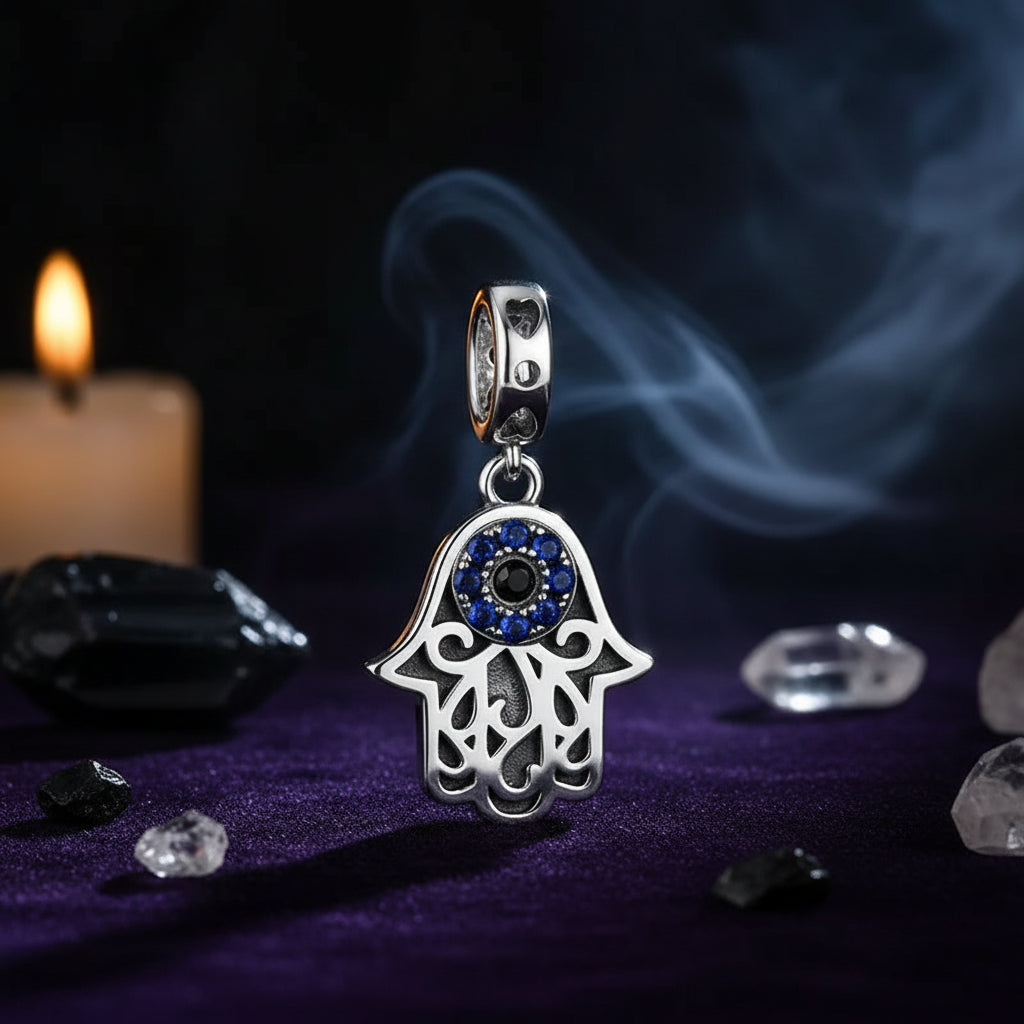 Original Design 925 Silver Bead Blue Evil Eye Bracelet Sorceress Sanctuary