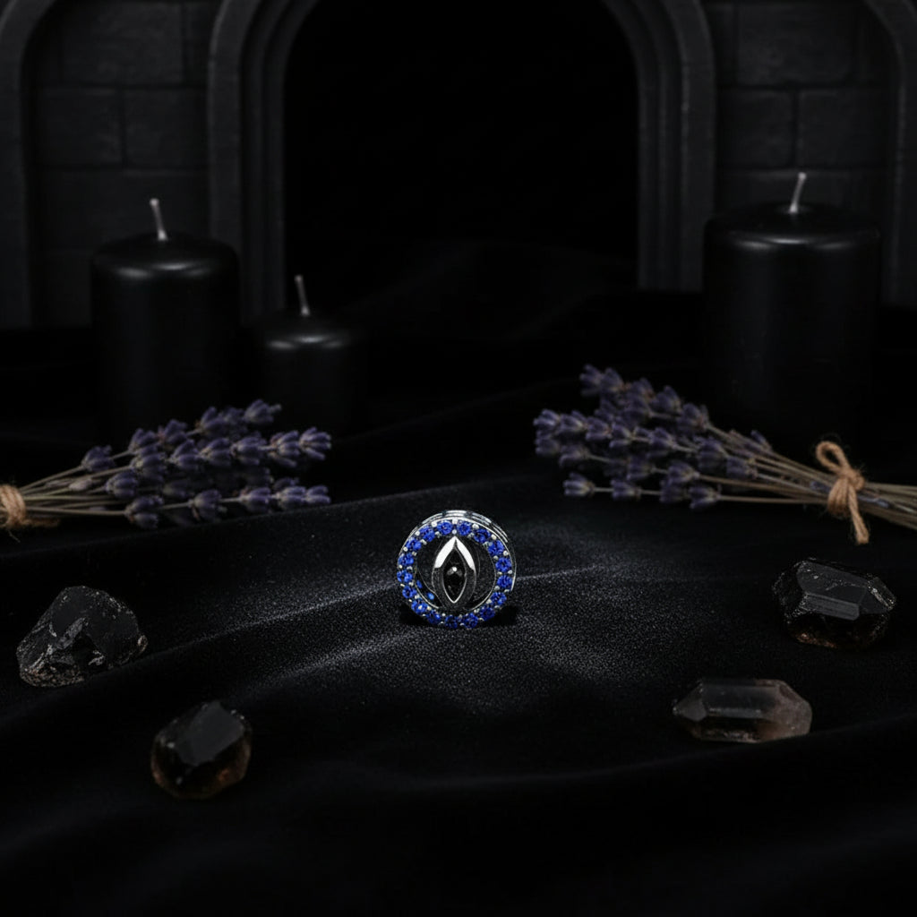 Original Design 925 Silver Bead Blue Evil Eye Bracelet Sorceress Sanctuary