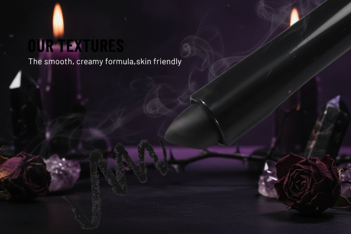 Mystic Cream Lipstick - Sorceress Sanctuary Black / 3.8g-White / 3.8g-Green / 3.8g