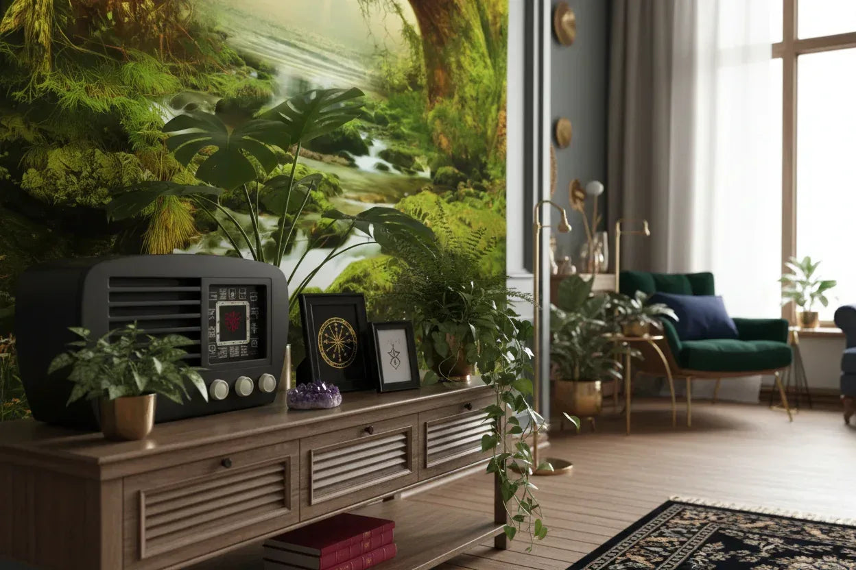 Mystic Forest Tapestry - Sorceress Sanctuary Green / 150x100cm-Green / 150x130cm-Green / 150x200cm
