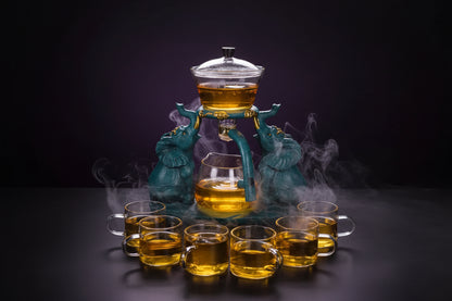 Mystic Glass Tea Set - Sorceress Sanctuary A-B-C-D-E