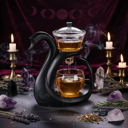 Mystic Glass Tea Set - Sorceress Sanctuary A-B-C-D-E