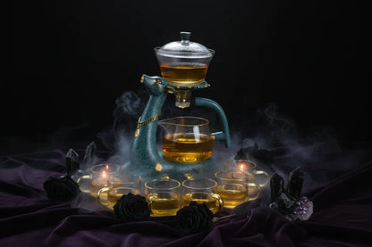 Mystic Glass Tea Set - Sorceress Sanctuary A-B-C-D-E