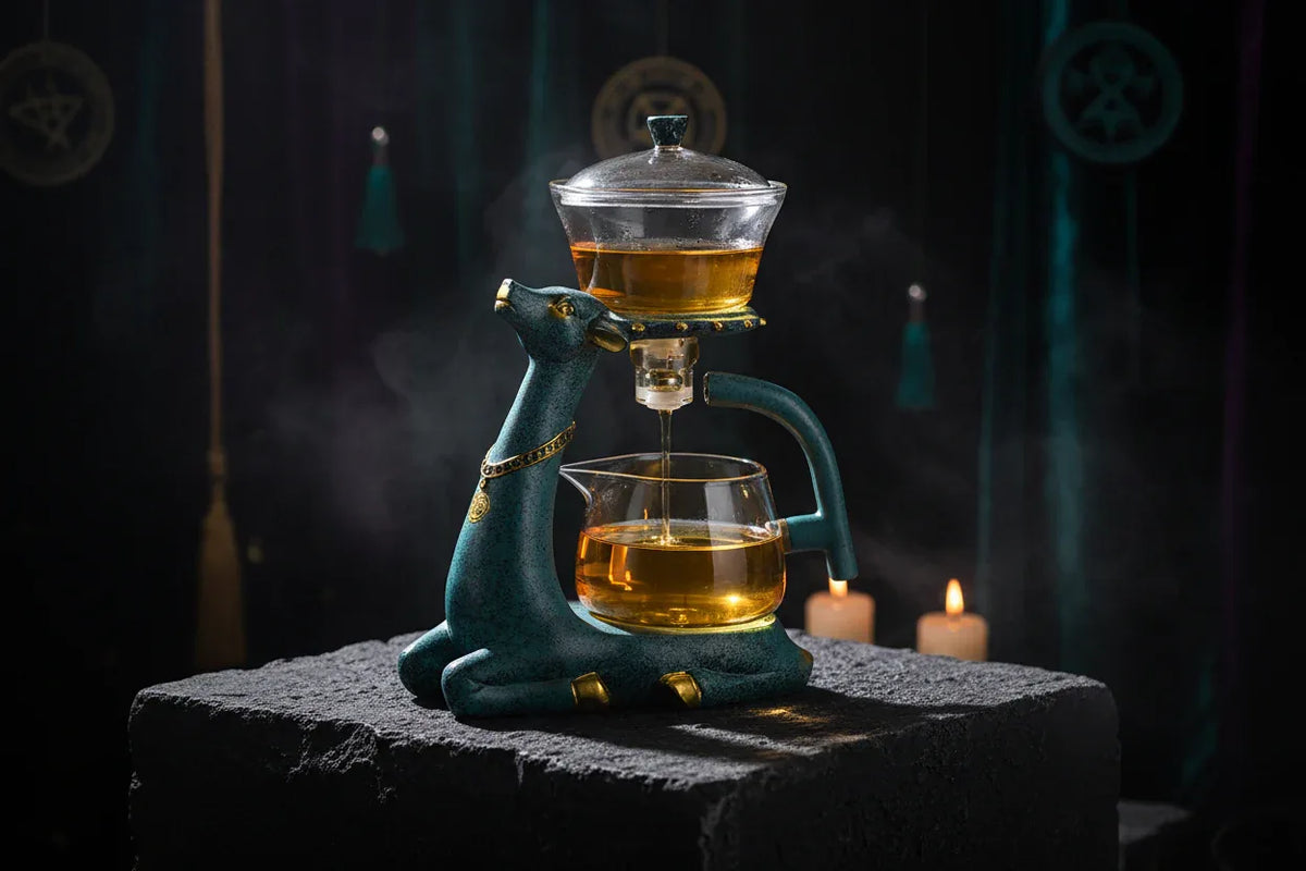 Mystic Glass Tea Set - Sorceress Sanctuary A-B-C-D-E