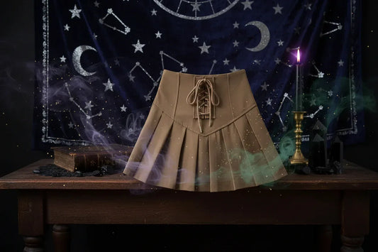 Mystic High Skirt - Sorceress Sanctuary Grey / L-Khaki / L-Black / L-Black / M-Grey / S