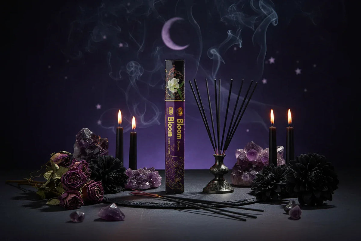 Mystic Incense Sticks - Sorceress Sanctuary Bloom-Clove-Cool Water-Dragon Blood-Chrysanthemum