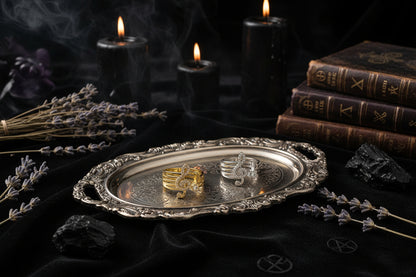 Mystic Music Ring - Sorceress Sanctuary 14K gold-White K