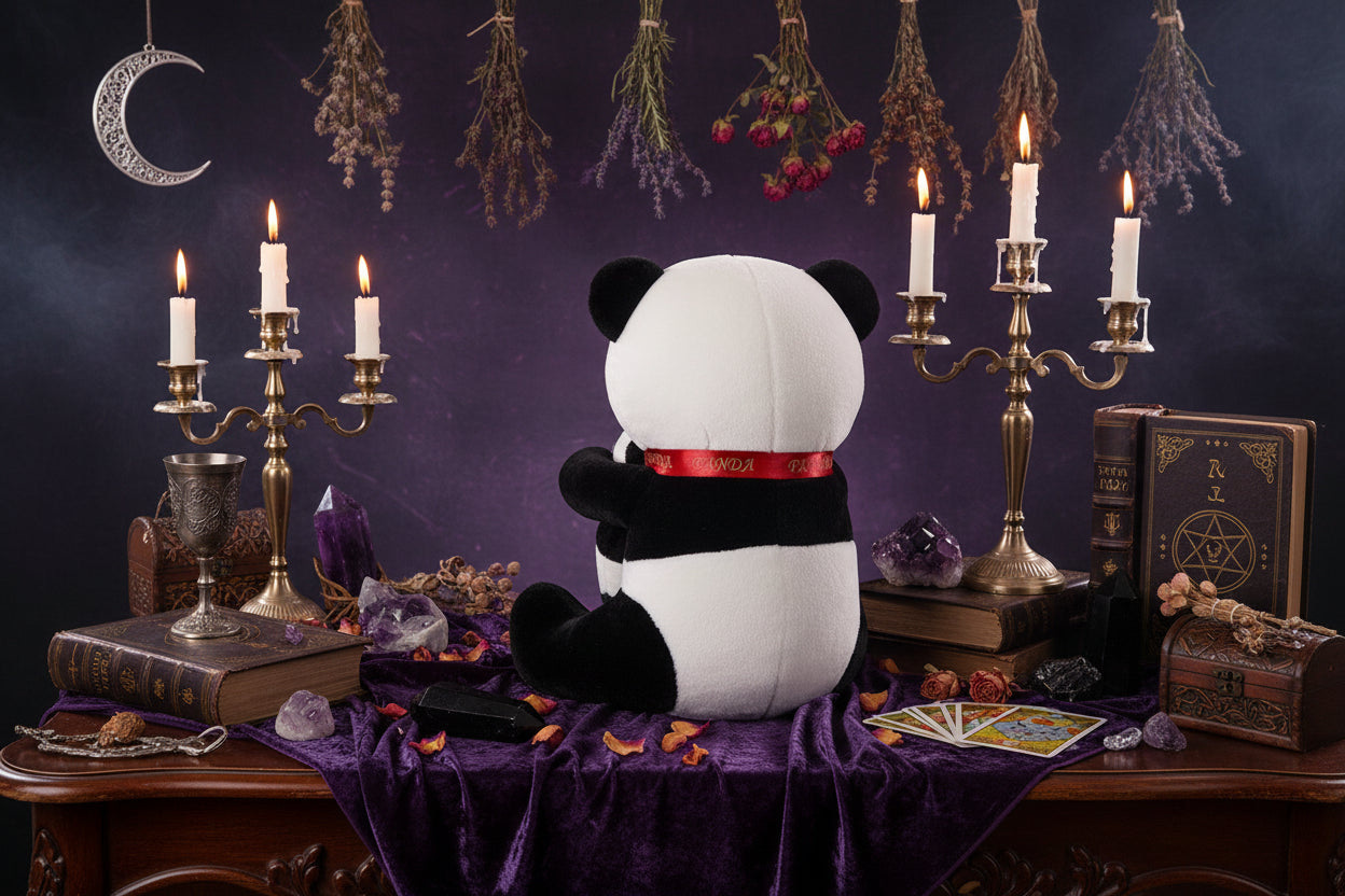 Mystic Panda Plushie - Sorceress Sanctuary mother and son / 25cm-mother and son / 30cm-mother and son / 40cm-mother and son / 50cm-father and son / 25cm