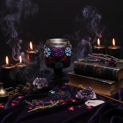 Mystic Skull Goblet - Sorceress Sanctuary Purple