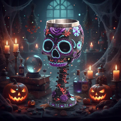 Mystic Skull Goblet - Sorceress Sanctuary Purple