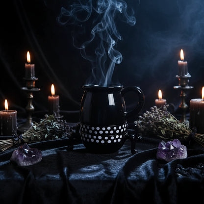 Mystic Teapot Set - Sorceress Sanctuary Black-White