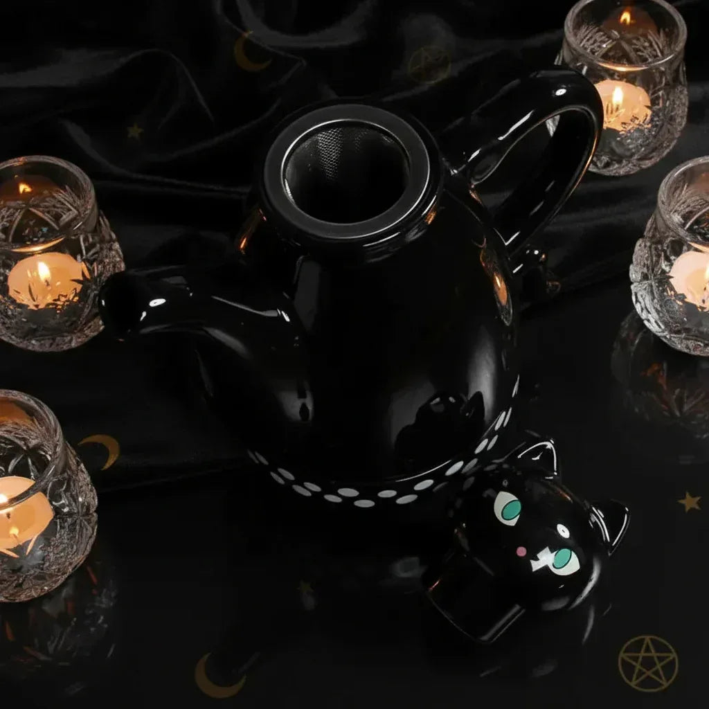 Mystic Teapot Set - Sorceress Sanctuary Black-White