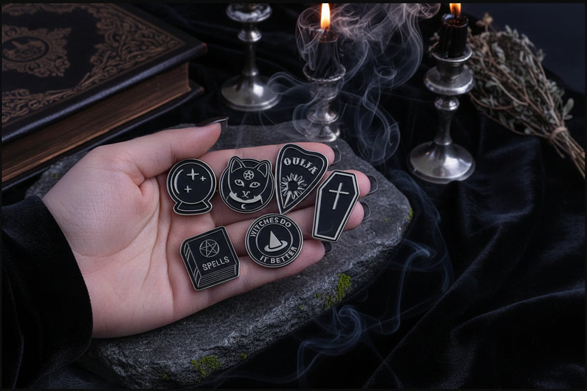 Mystic Witch Pins - Sorceress Sanctuary 11pc