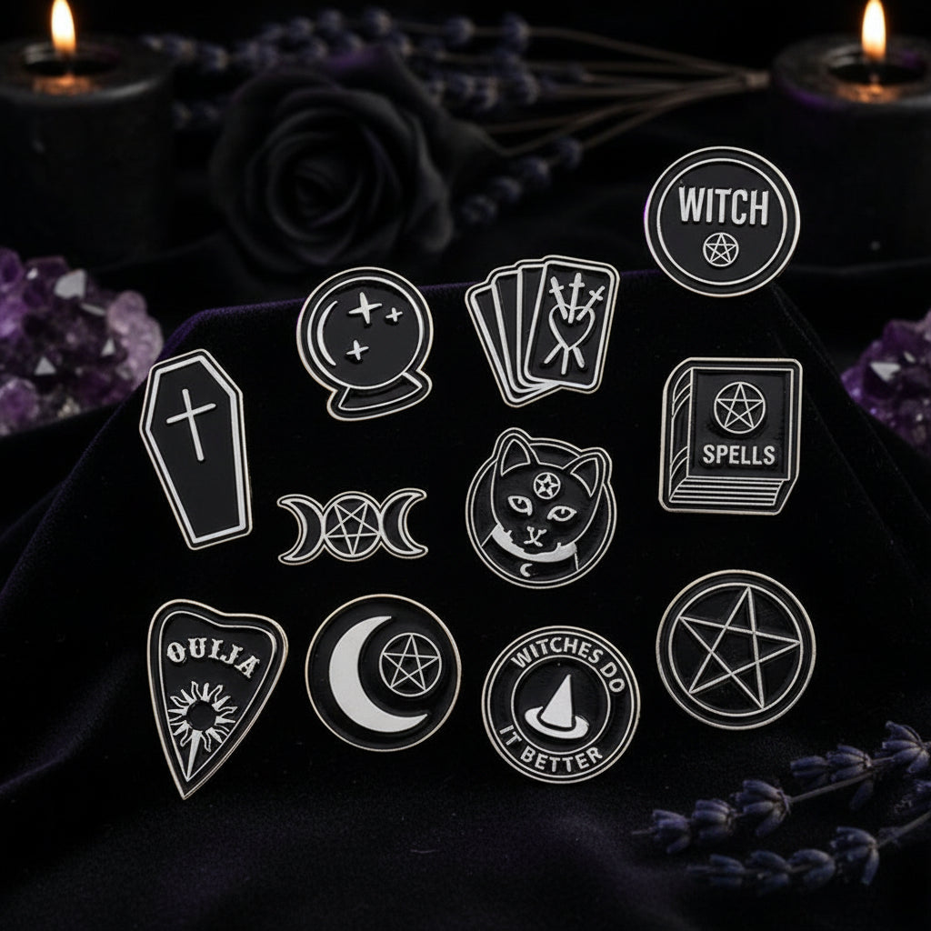 Mystic Witch Pins - Sorceress Sanctuary 11pc