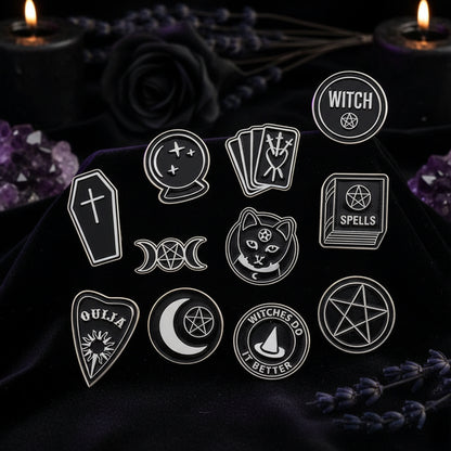 Mystic Witch Pins - Sorceress Sanctuary 11pc