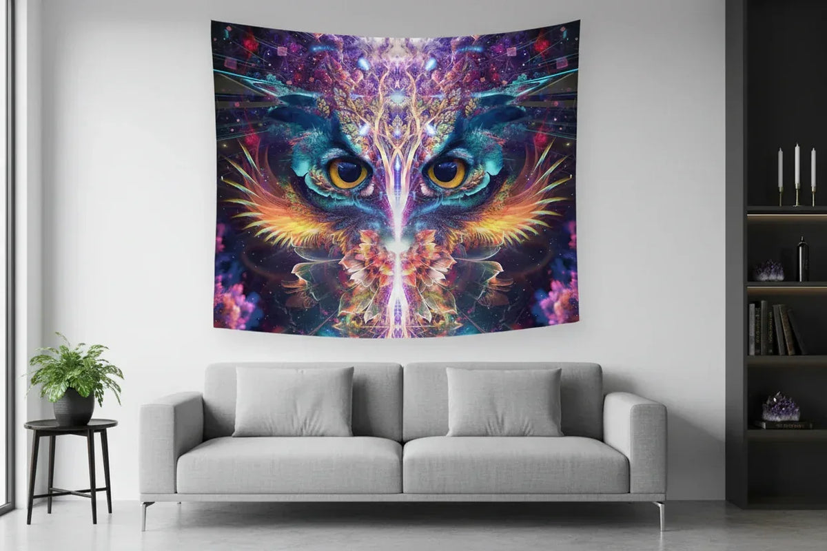 Mystical Eagle Eye Tapestry, view 3