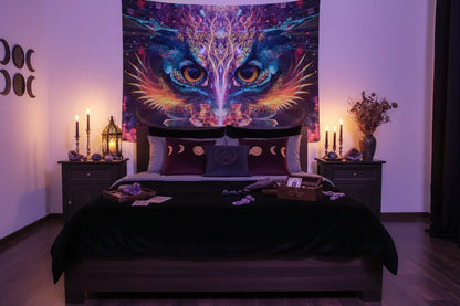Mystical Eagle Eye Tapestry, view 2