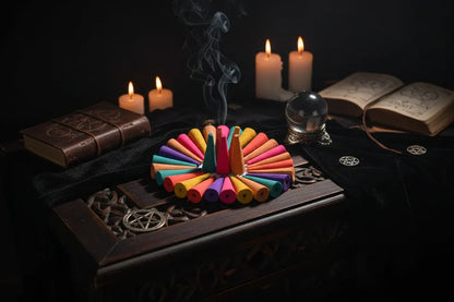 Mystical Incense Cones - Sorceress Sanctuary Mix 20-grain (small)-Mixed 100 Granules (small)-Mix 60 grain (small grain)-Mixed 100 Granules (Lengthen Conical)-Mix 10 Pack (small)
