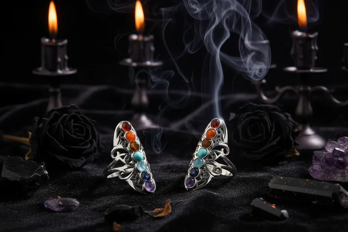 Natural Chakra Ring - Sorceress Sanctuary Ring