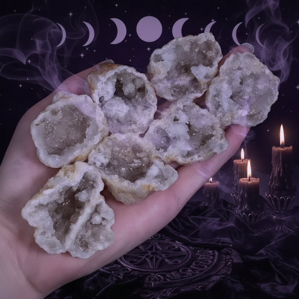 Natural Crystal Geode - Sorceress Sanctuary 8 9CM