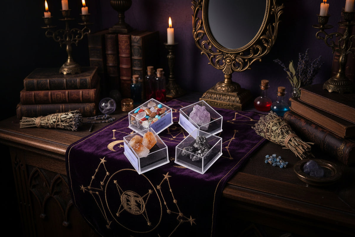 Natural Crystals Collection - Sorceress Sanctuary A-B-C-D-E