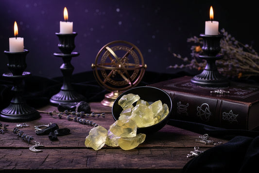 Natural Raw Gemstones - Sorceress Sanctuary Adenium Obesum-Aventurine-Citrine-Deep Amethyst-Fluorite