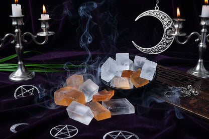 Natural Raw Gemstones - Sorceress Sanctuary Adenium Obesum-Aventurine-Citrine-Deep Amethyst-Fluorite
