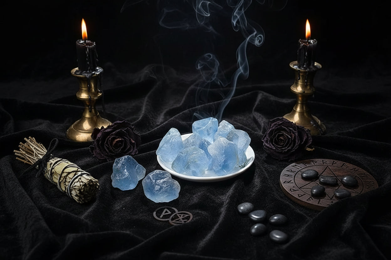 Natural Raw Gemstones - Sorceress Sanctuary Adenium Obesum-Aventurine-Citrine-Deep Amethyst-Fluorite