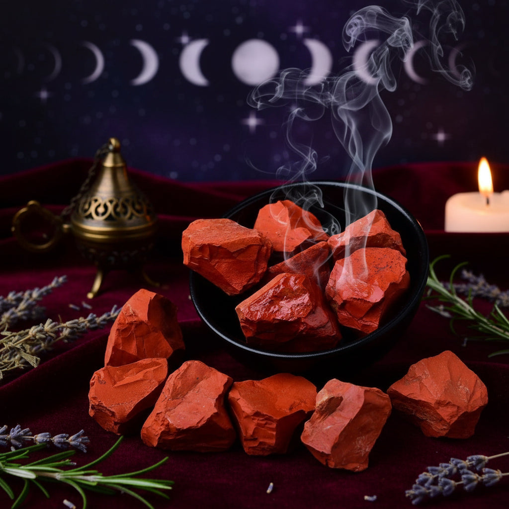 Natural Raw Gemstones - Sorceress Sanctuary Adenium Obesum-Aventurine-Citrine-Deep Amethyst-Fluorite