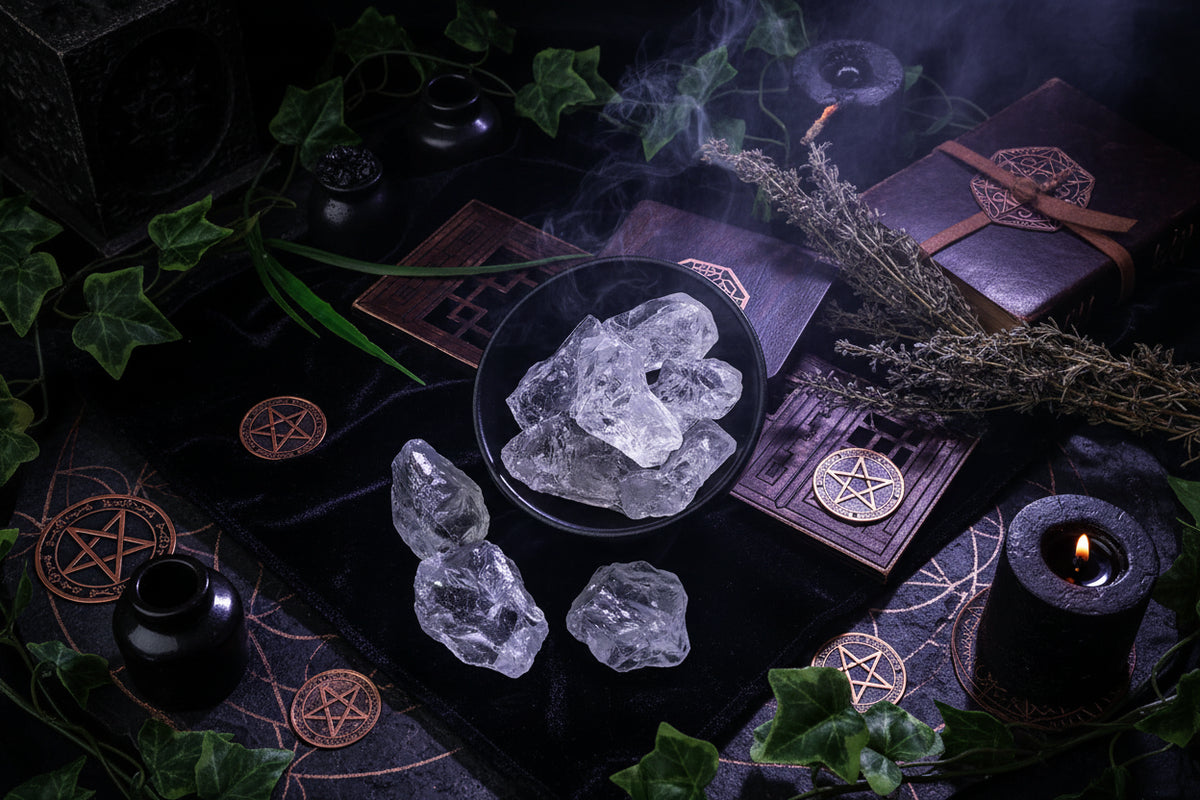 Natural Raw Gemstones - Sorceress Sanctuary Adenium Obesum-Aventurine-Citrine-Deep Amethyst-Fluorite
