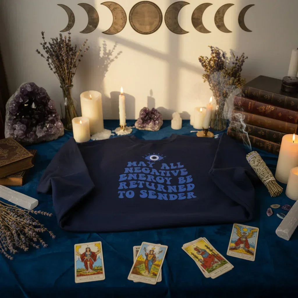Return All Negative Energy Jumper - Sorceress Sanctuary Blue / S-Blue / M-Blue / L-Blue / XL-Blue / 2XL