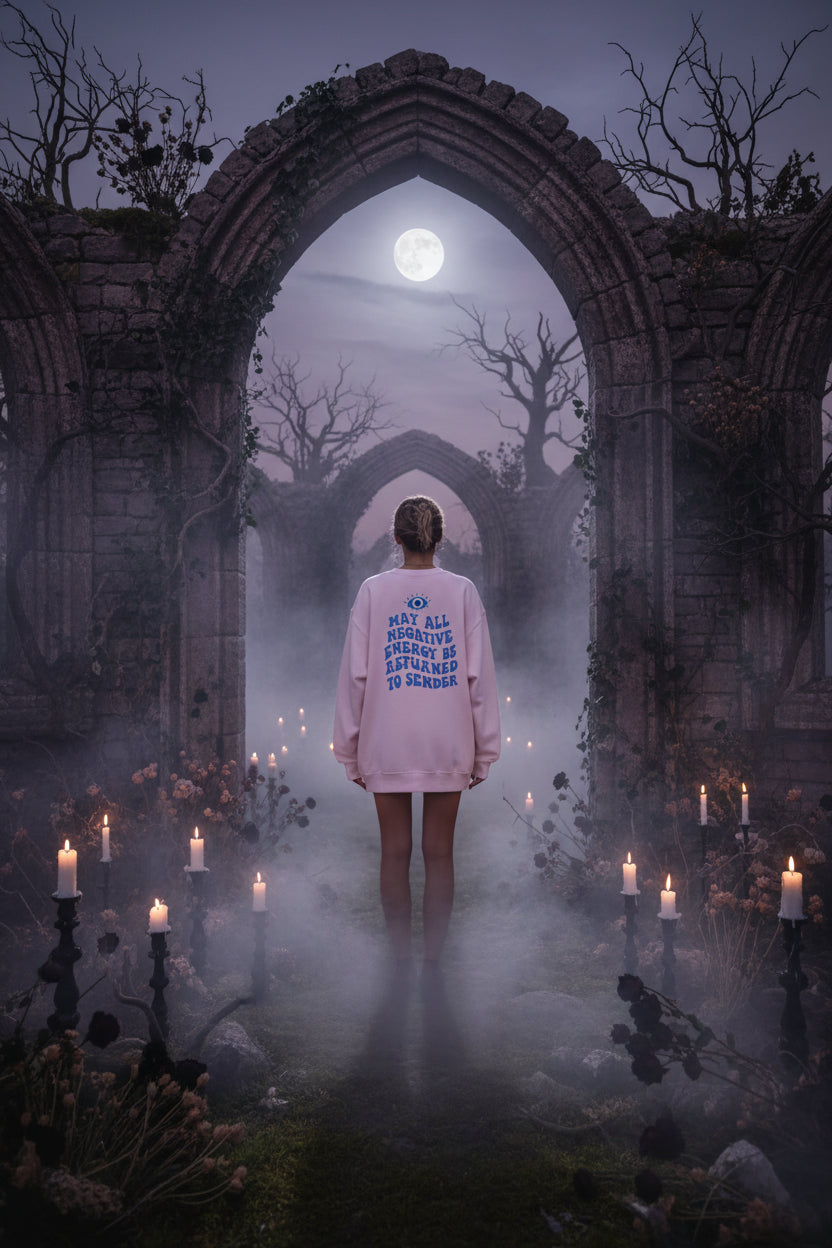 Return All Negative Energy Jumper - Sorceress Sanctuary Blue / S-Blue / M-Blue / L-Blue / XL-Blue / 2XL
