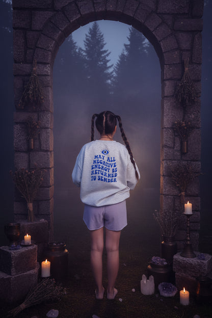 Return All Negative Energy Jumper - Sorceress Sanctuary Blue / S-Blue / M-Blue / L-Blue / XL-Blue / 2XL