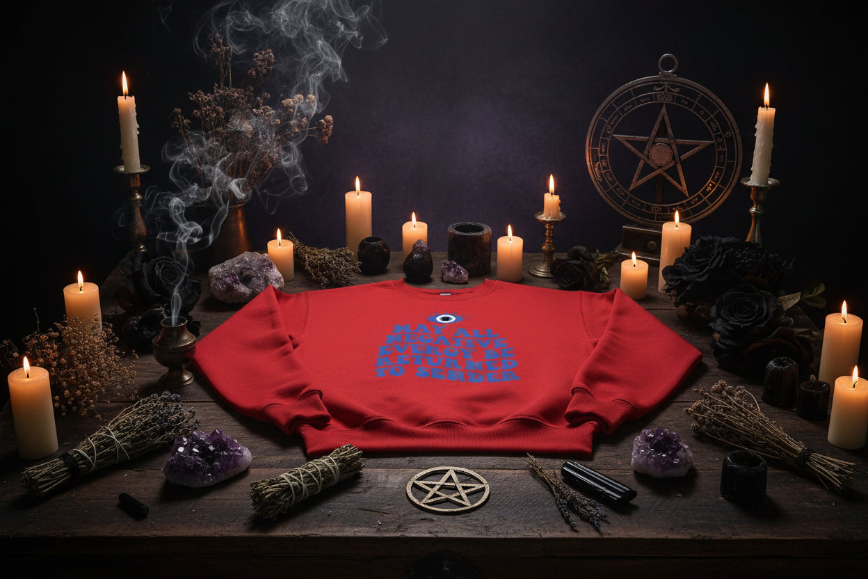Return All Negative Energy Jumper - Sorceress Sanctuary Blue / S-Blue / M-Blue / L-Blue / XL-Blue / 2XL