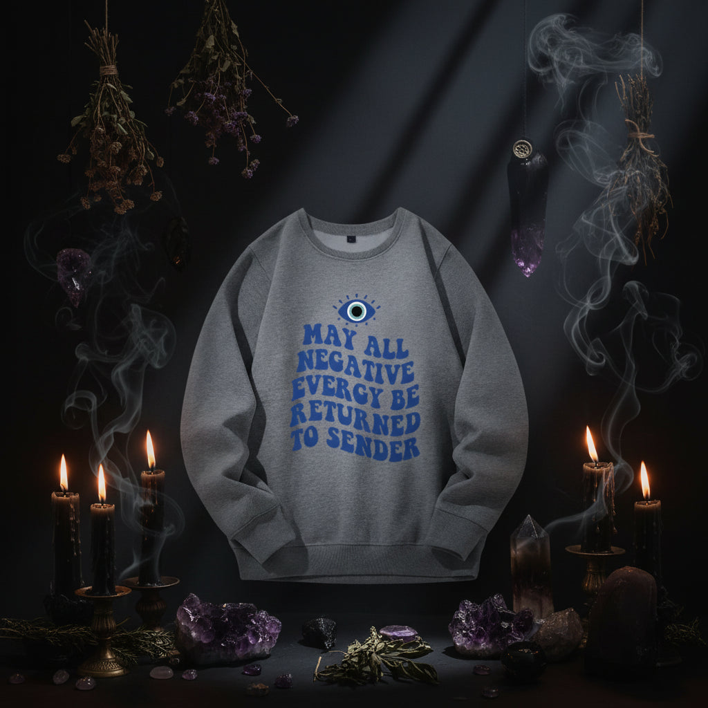 Return All Negative Energy Jumper - Sorceress Sanctuary Blue / S-Blue / M-Blue / L-Blue / XL-Blue / 2XL