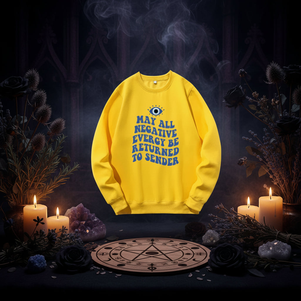 Return All Negative Energy Jumper - Sorceress Sanctuary Blue / S-Blue / M-Blue / L-Blue / XL-Blue / 2XL
