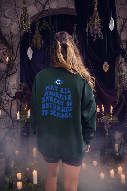 Return All Negative Energy Jumper - Sorceress Sanctuary Blue / S-Blue / M-Blue / L-Blue / XL-Blue / 2XL