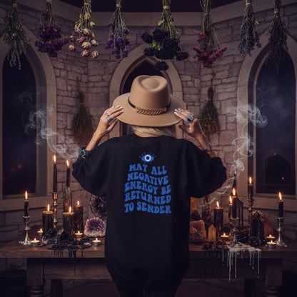 Return All Negative Energy Jumper - Sorceress Sanctuary Blue / S-Blue / M-Blue / L-Blue / XL-Blue / 2XL