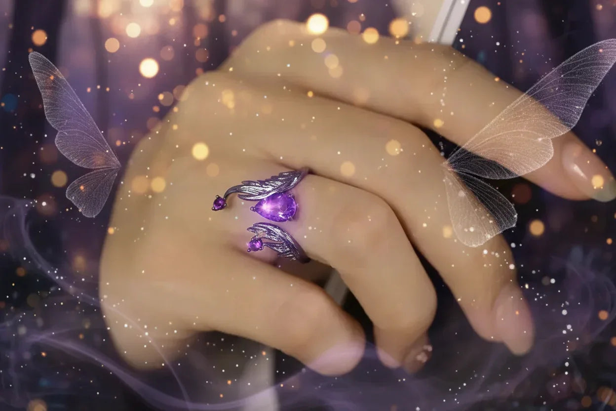 Night Elf Ring - Sorceress Sanctuary Dark Night Demon Pet Ring