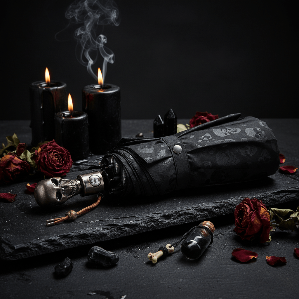 Nocturn Skull Umbrella Sorceress Sanctuary