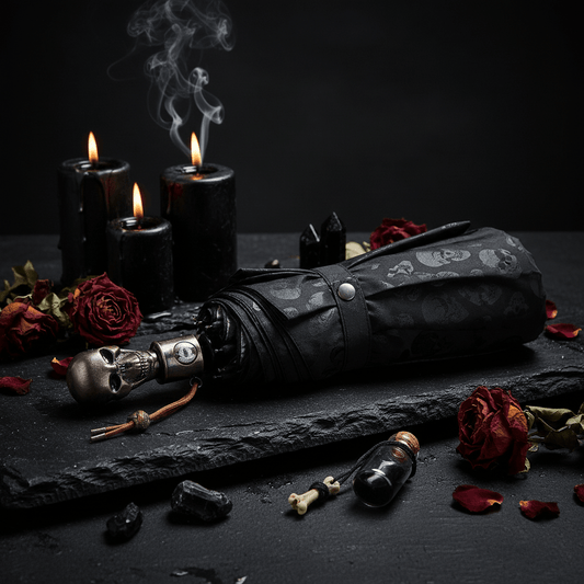Nocturn Skull Umbrella Sorceress Sanctuary