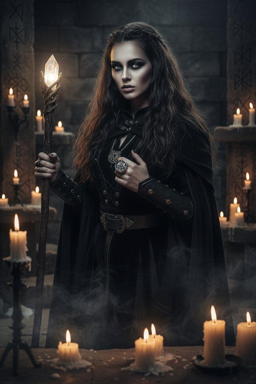 Silver ring with intricate design on a white background