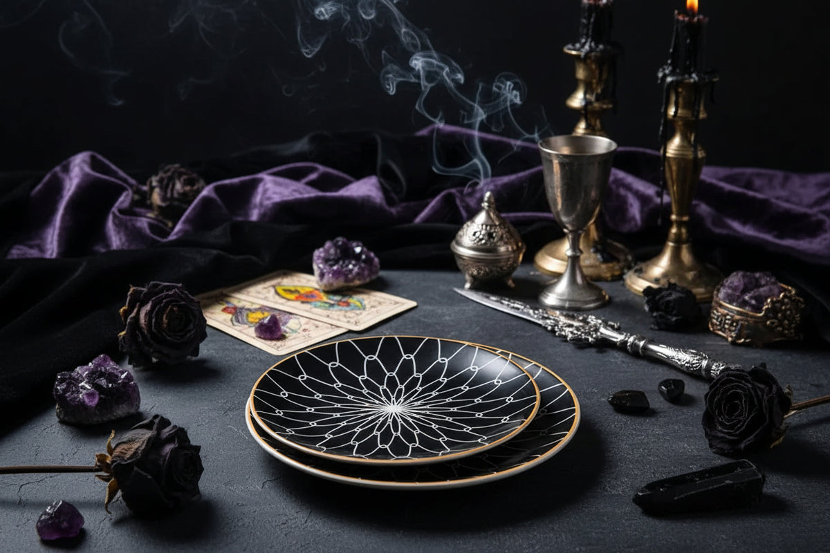 Nordic Dishes Set - Sorceress Sanctuary A-B-D-C-E