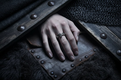 Nordic Eagle Ring - Sorceress Sanctuary Silver / 7size-Silver / 8size-Silver / 9size-Silver / 10size-Silver / 11size