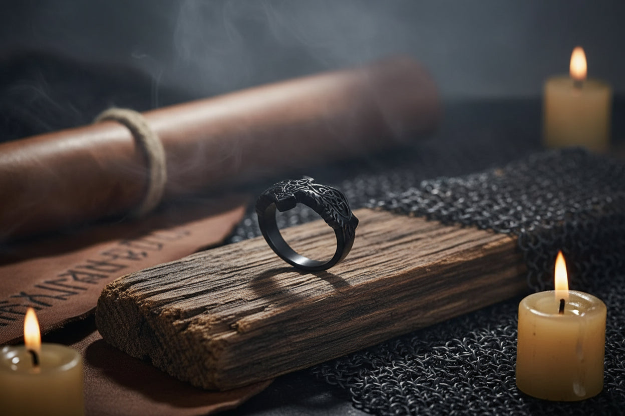 Nordic Eagle Ring - Sorceress Sanctuary Silver / 7size-Silver / 8size-Silver / 9size-Silver / 10size-Silver / 11size