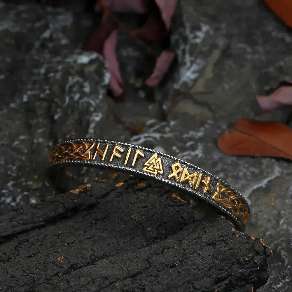 Nordic Rune Cuff - Sorceress Sanctuary Gold-Silver